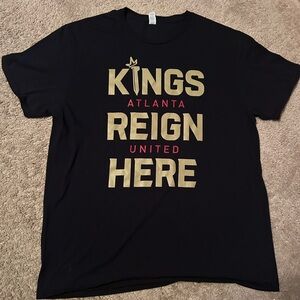 Atlanta United MLS Kings Reign Here Fan Jersey T-Shirt
